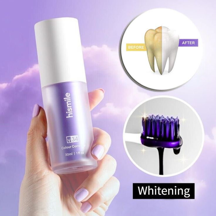 Premium Teeth Whitening Serum 30ml Purple Pump Bottle
