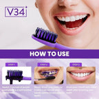 Premium Teeth Whitening Serum 30ml Purple Pump Bottle
