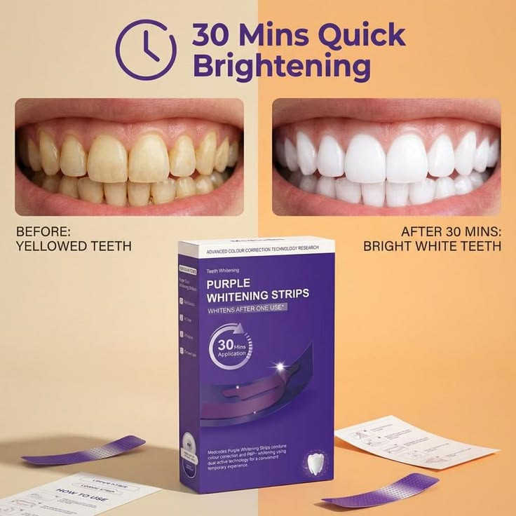 TEETH WHITENING PURPLE STRIP
